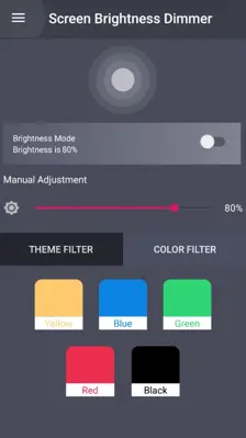 Screen Brightness Dimmer android App screenshot 2